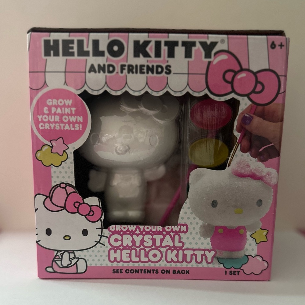 Hello Kitty Pink Crystal Craft Set